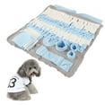 thumbnail image 1 of CNKOO 65*65cm Dog Snuffle Mat Pet Nosework Blanket Interactive Puppy Puzzle Toy Mat Machine Washable Nose Work Mat Portable Dog Sniffing Training Pad Relieve Stress Fun Play Mat for Dog, 1 of 11