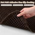 thumbnail image 3 of VUNATE Waffle Bathroom Rugs Ultra-Soft Non-Slip Bath Mat Super Absorbent Quick Dry Bath Rugs for Bathroom Floor Machine Washable Bathroom Mats with Tassels Boho Bathroom Decor 17"x24" Chocolate, 3 of 6