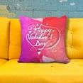thumbnail image 4 of DefiDgd Valentine's Day Throw Pillow Covers,Colorful Heart Pattern Pillow Cover Cushion Case for Sofa Living Room Bedroom Valentine's Day Holiday Farmhouse Home Decoration(A), 4 of 5