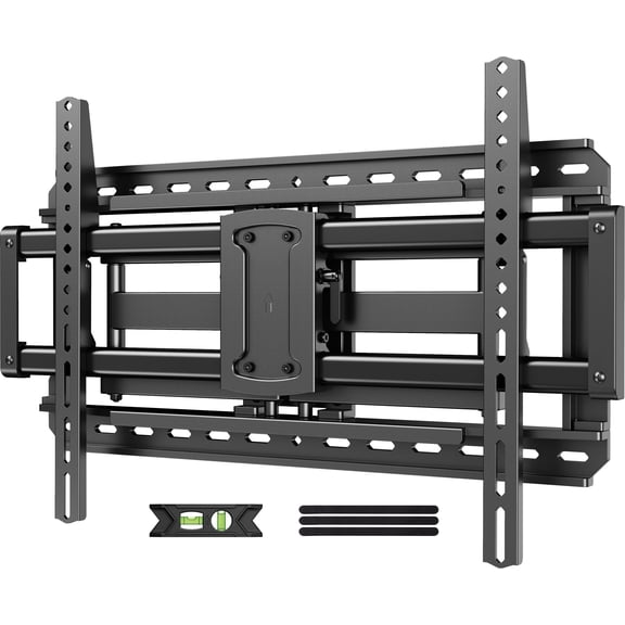 MountLiving Full Motion TV Wall Mount for 37-95" Screens, Pre-Assembled with Swivel & Tilt, Max VESA 600x400mm, 150 lbs Capacity, Fits 24" Wood Studs