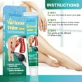 2 Pack Varicose Veins Cream, Soothing Leg Cream with Natural