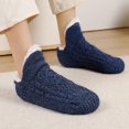 thumbnail image 2 of Unisex Fluffy Fuzzy Warm Slipper Socks for Men Women, Thick Fleece Lined Non-Slip Socks For Indoor Floor, 2 of 4