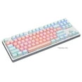 thumbnail image 4 of HEVIRGO 87Pcs/Set Keycap Couleur Correspondant PBT Light-proof Clavier Mécanique Keycap pour Clavier Cerise, 4 of 10