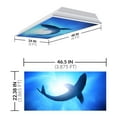 thumbnail image 2 of Octo Lights Fluorescent Light Covers for Classroom Office - Eliminate Harsh Glare Causing Eyestrain and Headaches. Office & Classroom Decorations - Ocean 007, 2 of 2