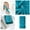 Mint Green 2PCS, variant on 2PCS Hand Towels for Bathroom Solid Hand Towel Turquoise Home Decor