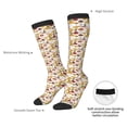 thumbnail image 4 of Yiaed Mushroom Print Great elasticity Adult Stockings Sports socks for Men and Women, 4 of 6