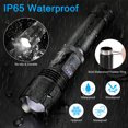 thumbnail image 4 of Wangscanis Rechargeable Flashlights, XHP50 Super Bright 1500mAh Battery Zoomable Waterproof 5-Mode, 4 of 6