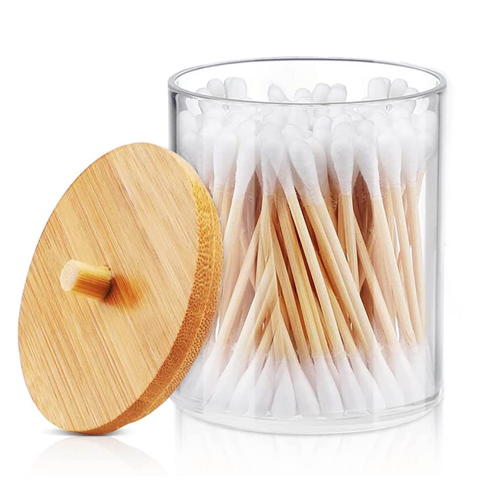 Cotton Swab Pads Holder, Cotton Buds Ball Dispenser, Bathroom