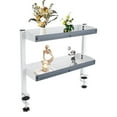 thumbnail image 3 of Miumaeov Clamp-on Desk Shelf 2-Tier Shelving Unit Desk Organizer Shelf Desktop or Under-Desk, 3 of 18