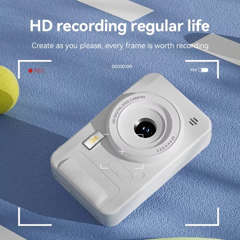 40MP 1080P Digital Camera with Wrist Strap – 8X Zoom, Anti-Shake, 4K HD, Auto Focus, 64GB Memory Card Support, Perfect for Beginners & Selfies