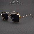 thumbnail image 1 of TUZENGYONG 2022 nuevas gafas de sol Steampunk moda hombres mujeres marca diseñador Vintage cuadrado marco de Metal gafas de sol UV400 gafas Tan Jianjun unisex, 1 of 2