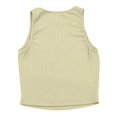 thumbnail image 4 of Tittly Womens Tank Tops Vest for Women Women's Basic Sleeveless Back Neck Ribbed Tight Fitting Tank Tops Sleeveless Tops for Women Summer Tops GN2 L, 4 of 5