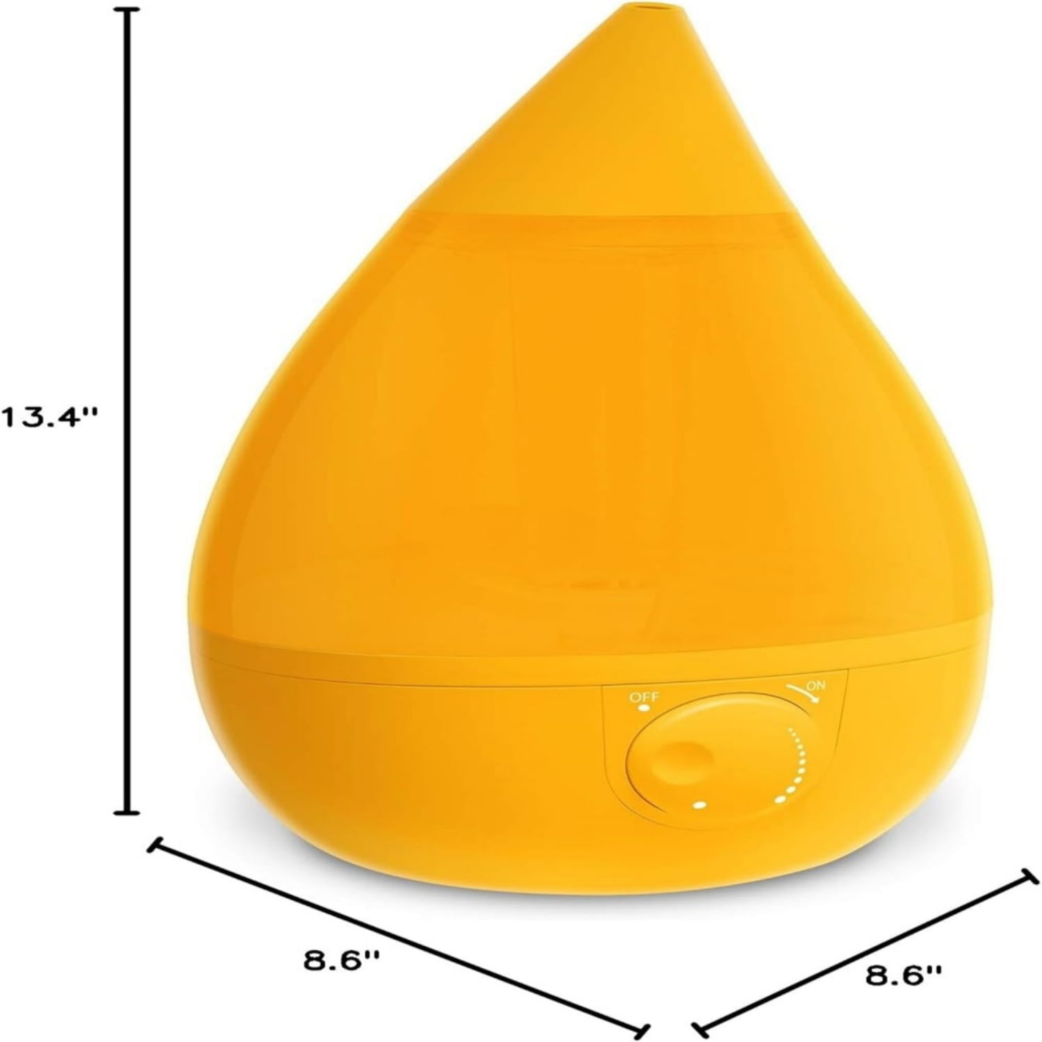 Ultrasonic Cool Mist Humidifier for Bedroom, Baby Nursery, Kids Room, Plants, or Office, Large 1 Gallon Tank, Filter Optional,