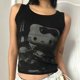 thumbnail image 3 of Sanrio-camisola sin mangas de Hello Kitty para mujer, camiseta sin mangas elástica básica, ropa de moda informal, Sexy, Y2k, Verano, 3 of 7