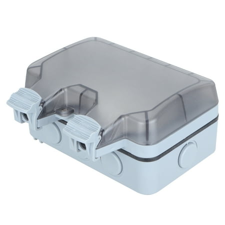 

2 Jack Port IP66 Outdoor Power Socket Wall Waterproof Dust-proof Socket German Type Electrical Power Socket with Cover