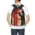 thumbnail image 5 of Balery Silhouette Trumpet Red Art Backpack for Men and Women - Durable 600D Oxford Cloth -Large Capacity, Water-Resistant School, Travel, and Hiking Bag, 5 of 7