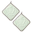 thumbnail image 1 of Oleegame 2PC Ten Dollar Items Non-stick Oil Hand Towel Rags Can Be Hung Rags Kitchen Rags Lazy Rags Green, 1 of 2
