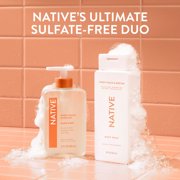 Native Body Wash for Women & Men, Sulfate Free, Sweet Peach & Nectar, 18 fl oz