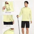 thumbnail image 4 of Dovford Men's Shirts Long Sleeve Workout Fishing T Shirts UPF 50+ Sun Protection Rash Guard Dry Fit Athletic Running Tee Tops, 4 of 7