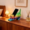thumbnail image 4 of BotaniNest Cute Cat Functional Phone Stand 3D Printed Colorful Cat Figurine Phone Stand Flexible Universal Support For Smartphones & Tablets Adorable Desk, 4 of 4