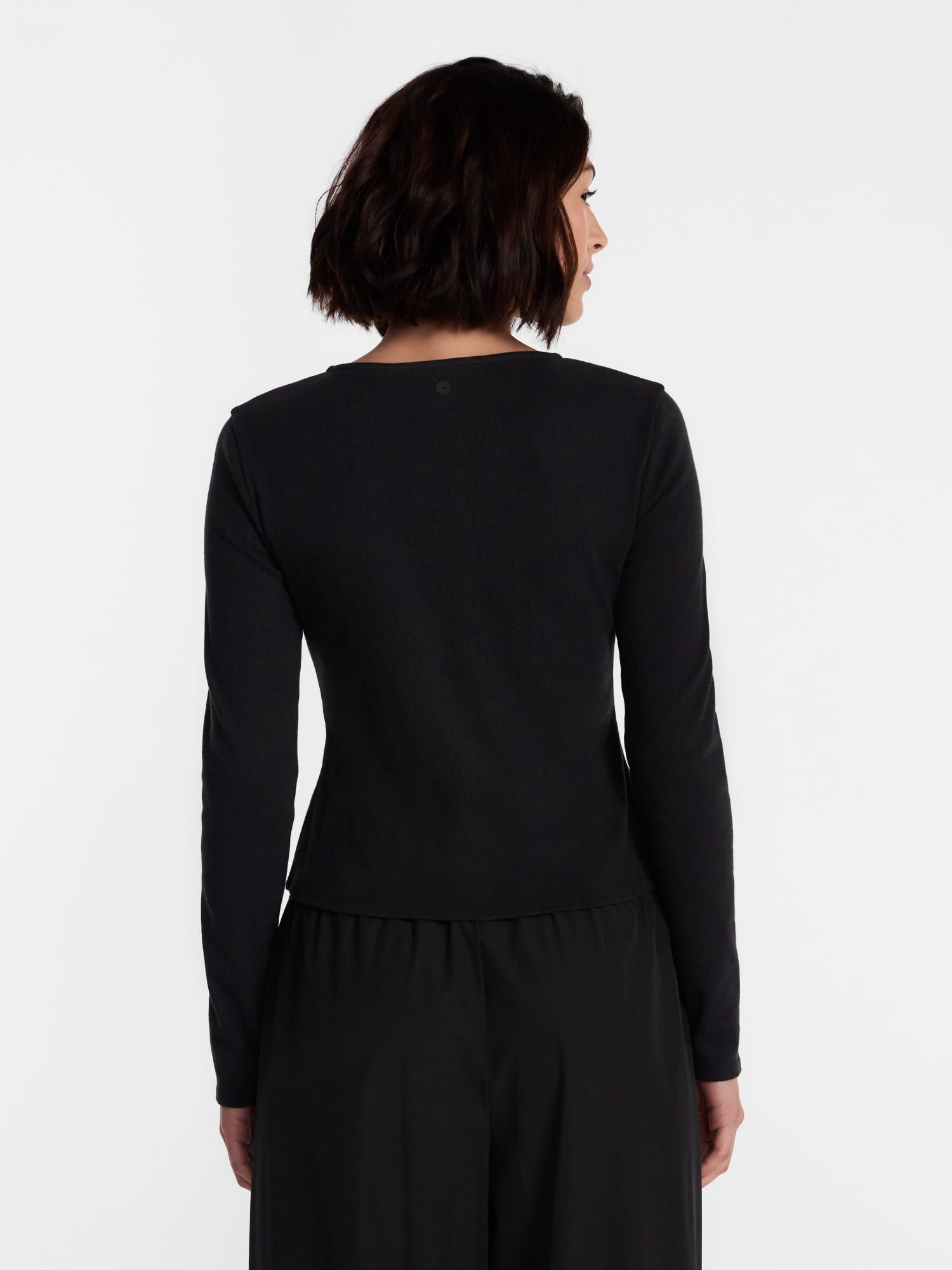 Avia Women's Ribbed Zip Front Cardigan with Long Sleeves, Sizes XS-XXXL
