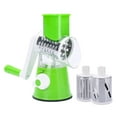 thumbnail image 6 of Manual Meat Grinder, 3-in-1 Vegetable Chopper, Hand Cranked Food Processor for Slicing Dicing Grating(Green), 6 of 6