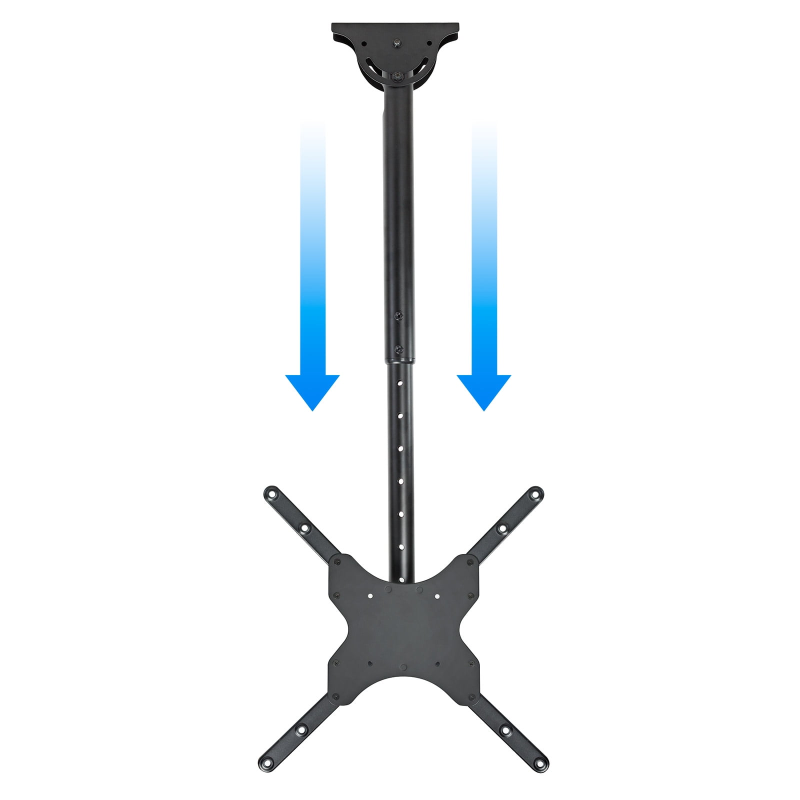 Mount Factory Universal Tilt and Swivel Ceiling TV Mount Bracket with