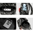 thumbnail image 4 of Fuzzy Cheetah Cute Backpack, Y2k Purse Fleece Chic Bookbag Trendy Aesthetic Coquette Daypack 90s Purse, 4 of 6