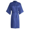 thumbnail image 5 of Lixiuxyad Robe with Hood 3x Women's Satin Kimono Bridal Dressing Gown Bridal Bathrobe Women's Satin Kimono Bridal Sexy Silk V Neck Kimono With Belt, 5 of 6