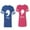 Men Royal / Women Pink, variant on Tiger King Queen Matching Couple Cotton Jerseys (Men Royal / Women Green) (Men XL / Women XL)