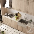 thumbnail image 4 of CASAINC 30" Stainless Steel Single Bowl Farmhouse Apron Kitchen Sink with Grid and Strainer, Brushed Stainless Steel, 4 of 8