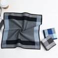 thumbnail image 6 of BIBABLYKE 1/3PCS Men's Cotton Handkerchiefs Traditional Style Reusable Soft And Absorbent Square Hankies 43x43cm, 6 of 7