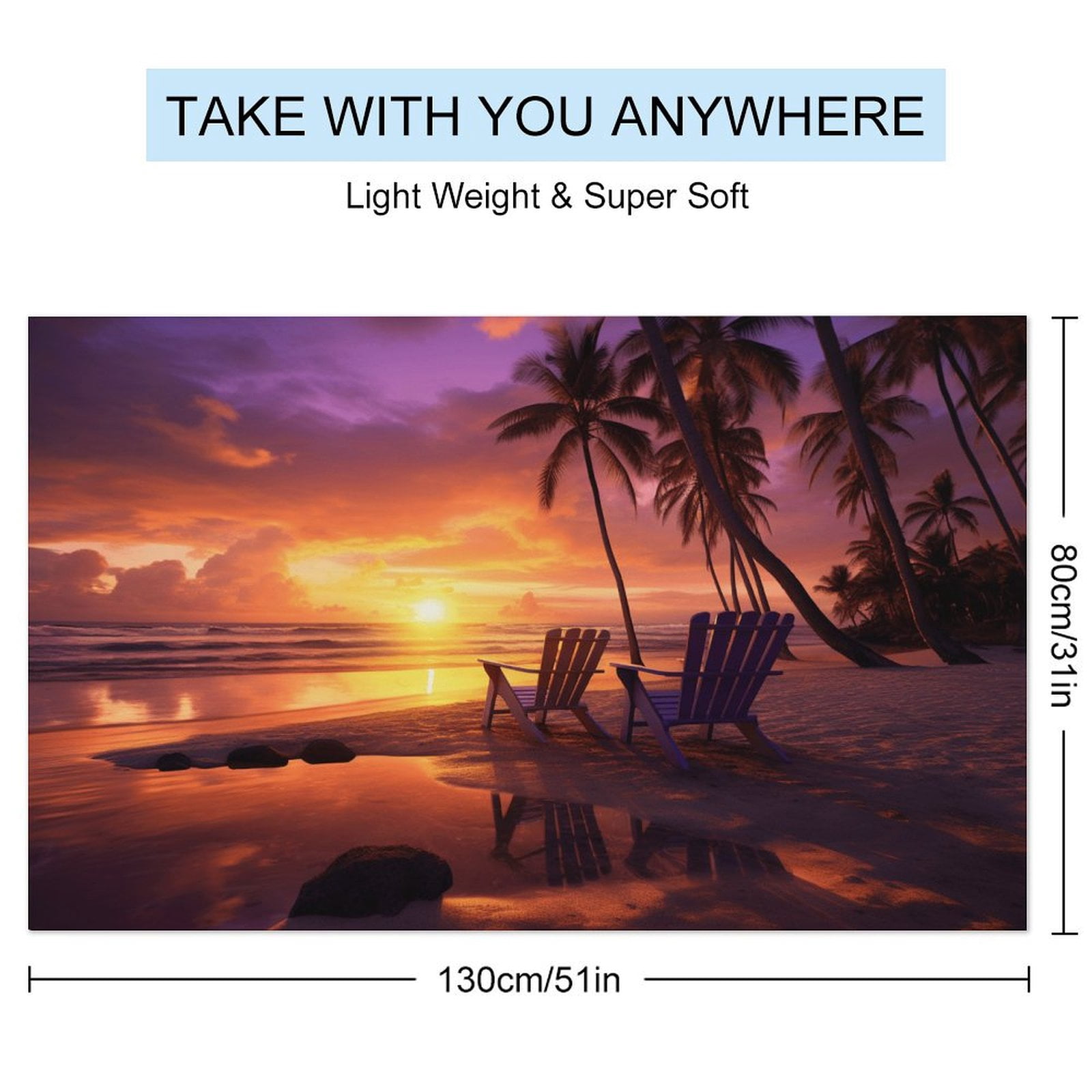 Hawaii Microfiber Lightweight Beach Towel Quick Dry Absorbent Thin Towels for Swimming Pool Camping Beach Easy for Vacation Essentials