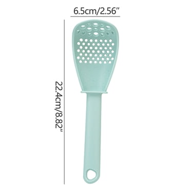 Pompotops Kitchen Multi-function Cooking Spoon Grinding Smashing Filtering Colander Grinding Ginger Spoon Household Mashed Potato Rice Spoon Clearance