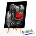 thumbnail image 1 of Cuadros Decorativos DIY pintura por número Kit sin marco alas rotas Ángel pintado a mano adornos de arte JShteea Nuevos Originales, 1 of 9