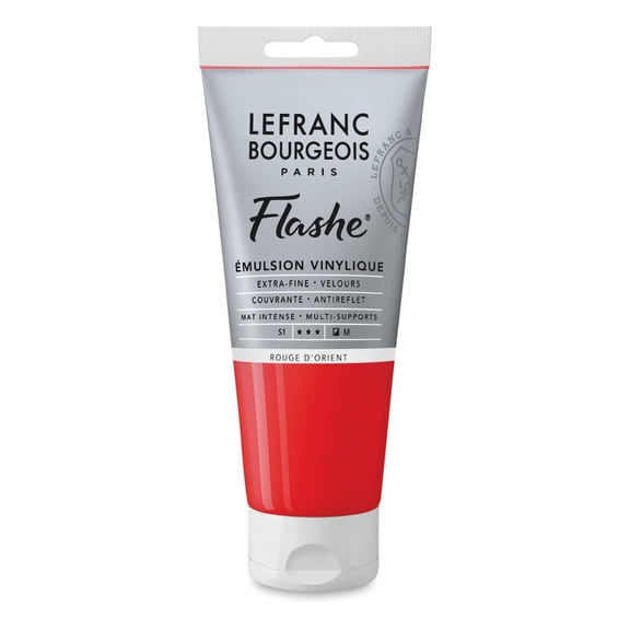 Lefranc & Bourgeois Flashe Vinyl Paint - Oriental Red, 80 ml
