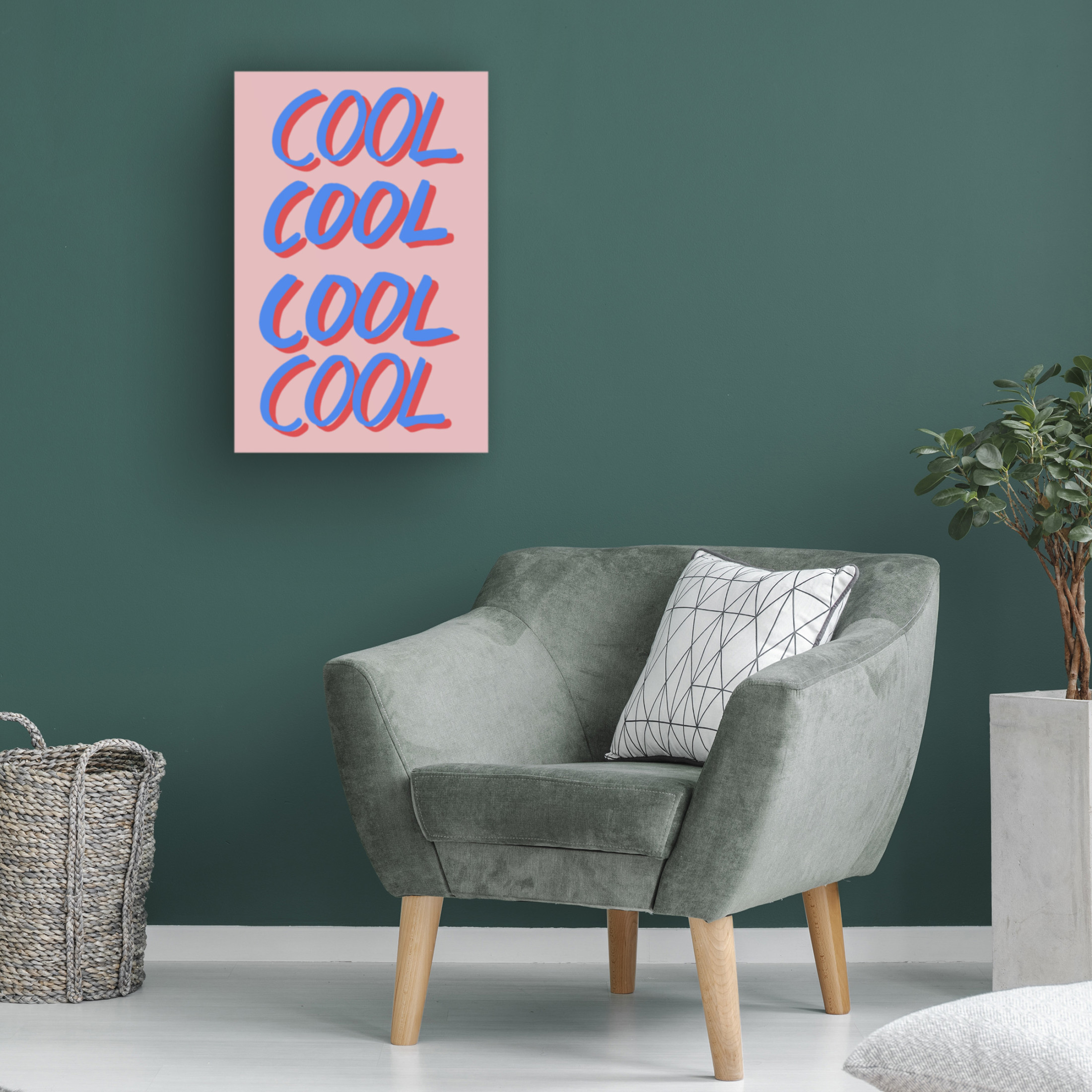 Trademark Fine Art Pictufy Studio Cool Quote 02 Canvas Wall Art