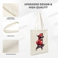thumbnail image 5 of COMIO Stylish Canvas Tote Bag for Women Girl, Cute Panda Simple Lightweight and Medium Reusable Shoulder Bag, 5 of 8