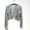 F-100Silver, variant on ZHOGXU Women'S Casual Jackets Long Sleeve V Neck Sparkly Sequins Open Front Stylish Comfortable Coat Top For Daily Wear Black L