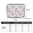 thumbnail image 3 of Cute Floral Pattern Portable Laptop Sleeve Compatible with MacBook Air Notebook Computer Case for Men Women College School Students, 3 of 7