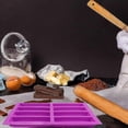 thumbnail image 4 of 2pcs 8 Cavity Large Rectangle Granola Bar Silicone Moulds Nutrition/cereal Bar Moulds Energy Bar Maker For Chocolate Truffles Bread Brownie Cornbread, 4 of 5