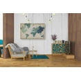 thumbnail image 3 of Epic Graffiti 'Watercolor World Map' by Grace Popp Canvas Wall Art, 40"x26", 3 of 3
