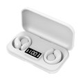 thumbnail image 2 of Wireless Earbuds Bluetooth Headphones 48hrs Play Back Sport Earphones with LED Display Over-Ear Buds with Earhooks Built-in Mic Headset for Workout - White, 2 of 9