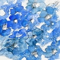 thumbnail image 2 of Manero, Annie 12x12 Black Modern Framed Museum Art Print Titled - Bouquet bleu, 2 of 4