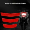 thumbnail image 3 of 3Pcs Reflective Sticker Self-adhesive Anti-collision Warning Universal Motorbike Safety Riding Tape Decal Motorcycle Supplies-Red, 3 of 8