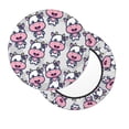 thumbnail image 2 of Disketp Baby Cow Funda Redonda para Taburete, Funda de Cojín para Silla de Bar Suave y Elástica-12 inch, 2 of 7