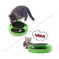 thumbnail image 1 of Cat Interactive Toys ,Catch The Mouse,Cat Scratcher Catnip Toy,Green without a Running Mice, 1 of 4