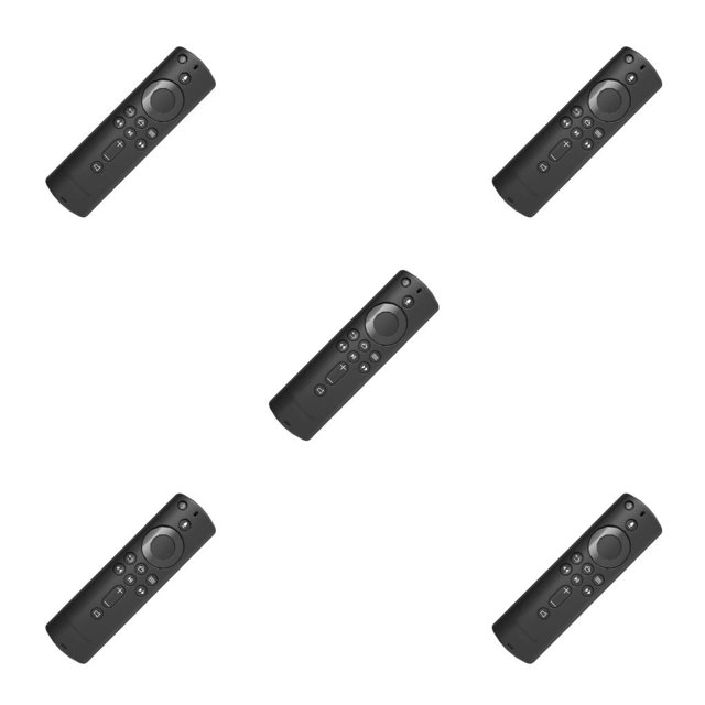 Cateissary Control remoto funda protectora funda manga controlador a prueba de polvo piezas de repuesto Shell Home Fire TV Stick 4K 2nd Gen negro Type2 NO2