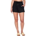 thumbnail image 1 of Hurley Womens Nova Casual Walking Shorts, caviar, XL, 1 of 1