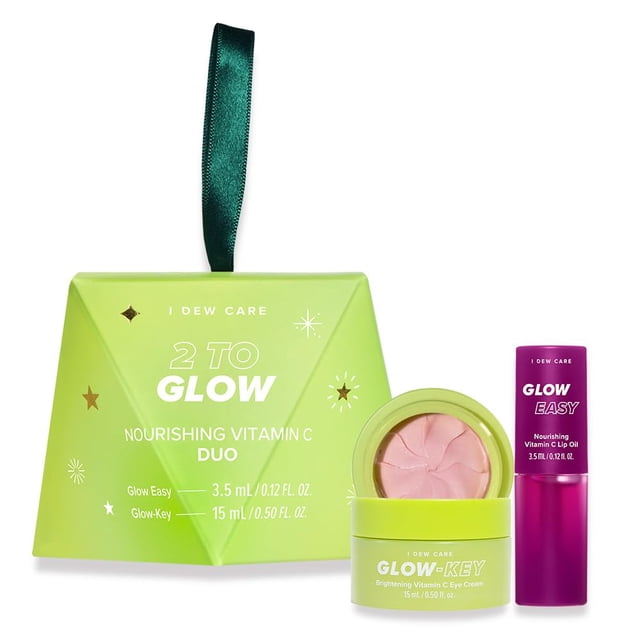 Set de cuidado de la piel I DEW CARE 2 To Glow Vitamin para ojos y aceite labial